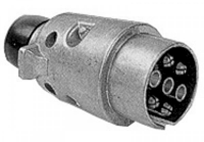 Aluminiumstecker 7-polig